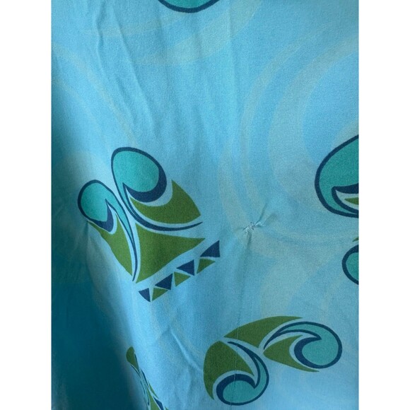 Hina Hawaiian Tribal Graphic Design Oversized Batwing Poncho Blouse Top S - Picture 6 of 6